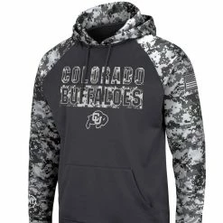 Colosseum Men's Charcoal Colorado Buffaloes OHT Military Appreciation Digital Camo Pullover Hoodie -Pro Standard Shop DSCO1137450991 1904 ALT2