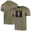 Nike Men's Olive Duke Blue Devils Tonal Logo Legend Performance T-Shirt