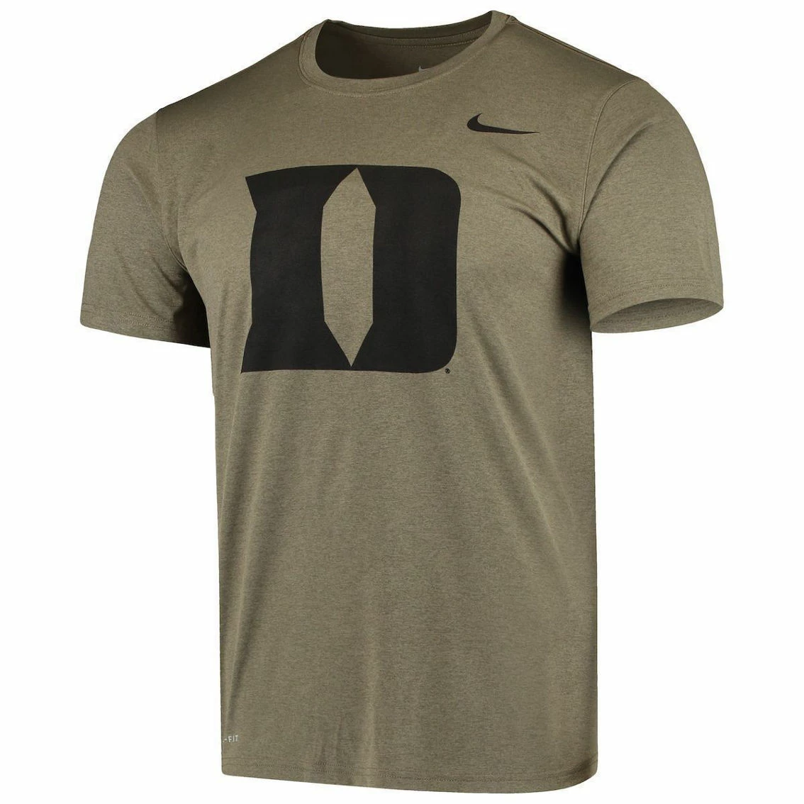 Nike Men's Olive Duke Blue Devils Tonal Logo Legend Performance T-Shirt 3 Nike Men's Olive Duke Blue Devils Tonal Logo Legend Performance T-Shirt - Image 3