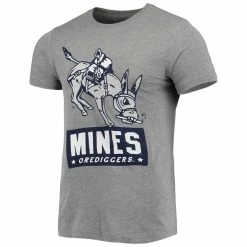Homefield Men's Gray Colorado School Of Mines Orediggers Vintage Blaster The Burro T-Shirt -Pro Standard Shop DSCO1137452851 1927 ALT2