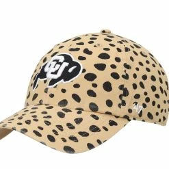 Women's '47 Tan Colorado Buffaloes Cheetah Clean Up Adjustable Hat