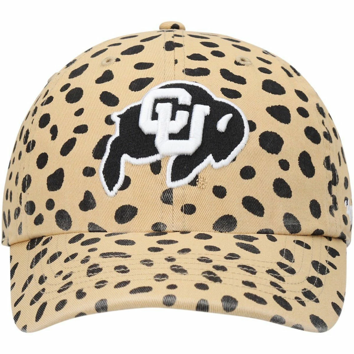 Women's '47 Tan Colorado Buffaloes Cheetah Clean Up Adjustable Hat 3 Women's '47 Tan Colorado Buffaloes Cheetah Clean Up Adjustable Hat - Image 3