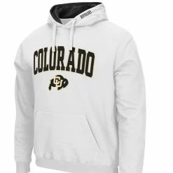 Colosseum Men's White Colorado Buffaloes Arch & Logo 3.0 Pullover Hoodie 6 Colosseum Men's White Colorado Buffaloes Arch & Logo 3.0 Pullover Hoodie -Pro Standard Shop DSCO1137453059 3550 ALT2