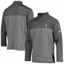 Champion Men's Black Colorado Buffaloes Gameday Quarter-Zip Jacket