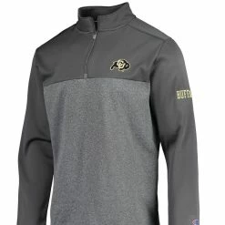 Champion Men's Black Colorado Buffaloes Gameday Quarter-Zip Jacket 6 Champion Men's Black Colorado Buffaloes Gameday Quarter-Zip Jacket -Pro Standard Shop DSCO1137454704 CKZW ALT2