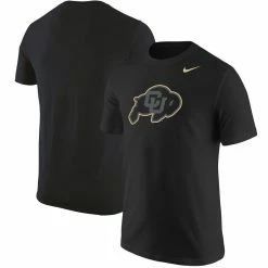 Nike Men's Black Colorado Buffaloes Logo Color Pop T-Shirt