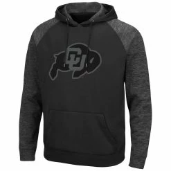 Colosseum Men's Black Colorado Buffaloes Blackout 3.0 Tonal Raglan Pullover Hoodie 6 Colosseum Men's Black Colorado Buffaloes Blackout 3.0 Tonal Raglan Pullover Hoodie -Pro Standard Shop DSCO1137455564 1007 ALT2