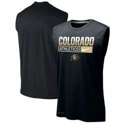 Nike Men's Black Colorado Buffaloes Wordmark Drop Legend Performance Tank Top