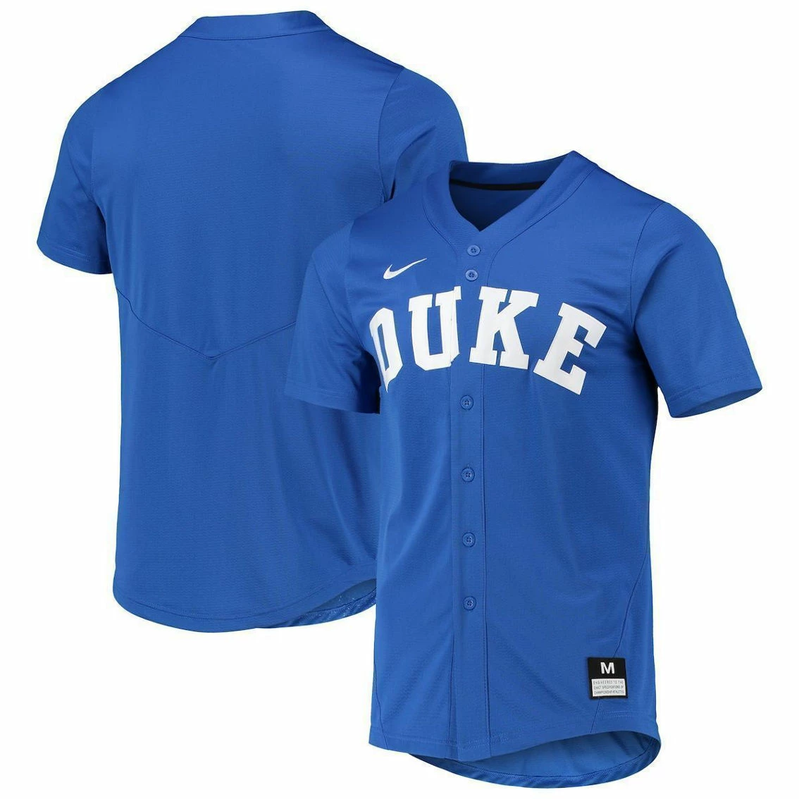 Nike Men's Royal Duke Blue Devils Replica Baseball Jersey 2 Nike Men's Royal Duke Blue Devils Replica Baseball Jersey - Image 2