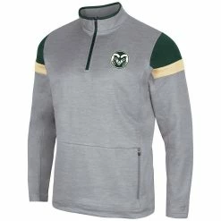 Colosseum Men's Gray Colorado State Rams Bingo Quarter-Zip Jacket -Pro Standard Shop DSCO1137749925 1927 ALT2
