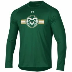 Under Armour Men's Green Colorado State Rams Logo Stripe Performance Raglan Long Sleeve T-Shirt 6 Under Armour Men's Green Colorado State Rams Logo Stripe Performance Raglan Long Sleeve T-Shirt -Pro Standard Shop DSCO1137750014 2041 ALT2