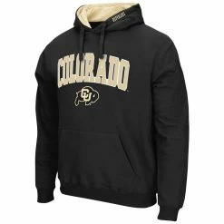 Colosseum Men's Black Colorado Buffaloes Arch & Logo 3.0 Pullover Hoodie -Pro Standard Shop DSCO1137750058 1007 ALT2