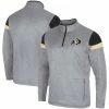 Colosseum Men's Gray Colorado Buffaloes Bingo Quarter-Zip Jacket