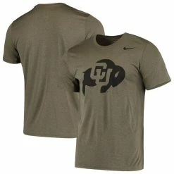Nike Men's Olive Colorado Buffaloes Tonal Logo Legend Performance T-Shirt