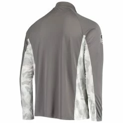 Colosseum Men's Gray/Camo Colorado Buffaloes OHT Military Appreciation Swoop Quarter-Zip Jacket -Pro Standard Shop DSCO1137813902 1927 ALT3