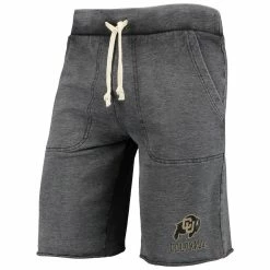 Alternative Apparel Men's Heathered Black Colorado Buffaloes Victory Lounge Shorts -Pro Standard Shop DSCO1138342388 1007 ALT2