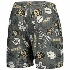 Wes & Willy Men's Black Colorado Buffaloes Vintage Floral Swim Trunks -Pro Standard Shop DSCO1138395993 1007 ALT3