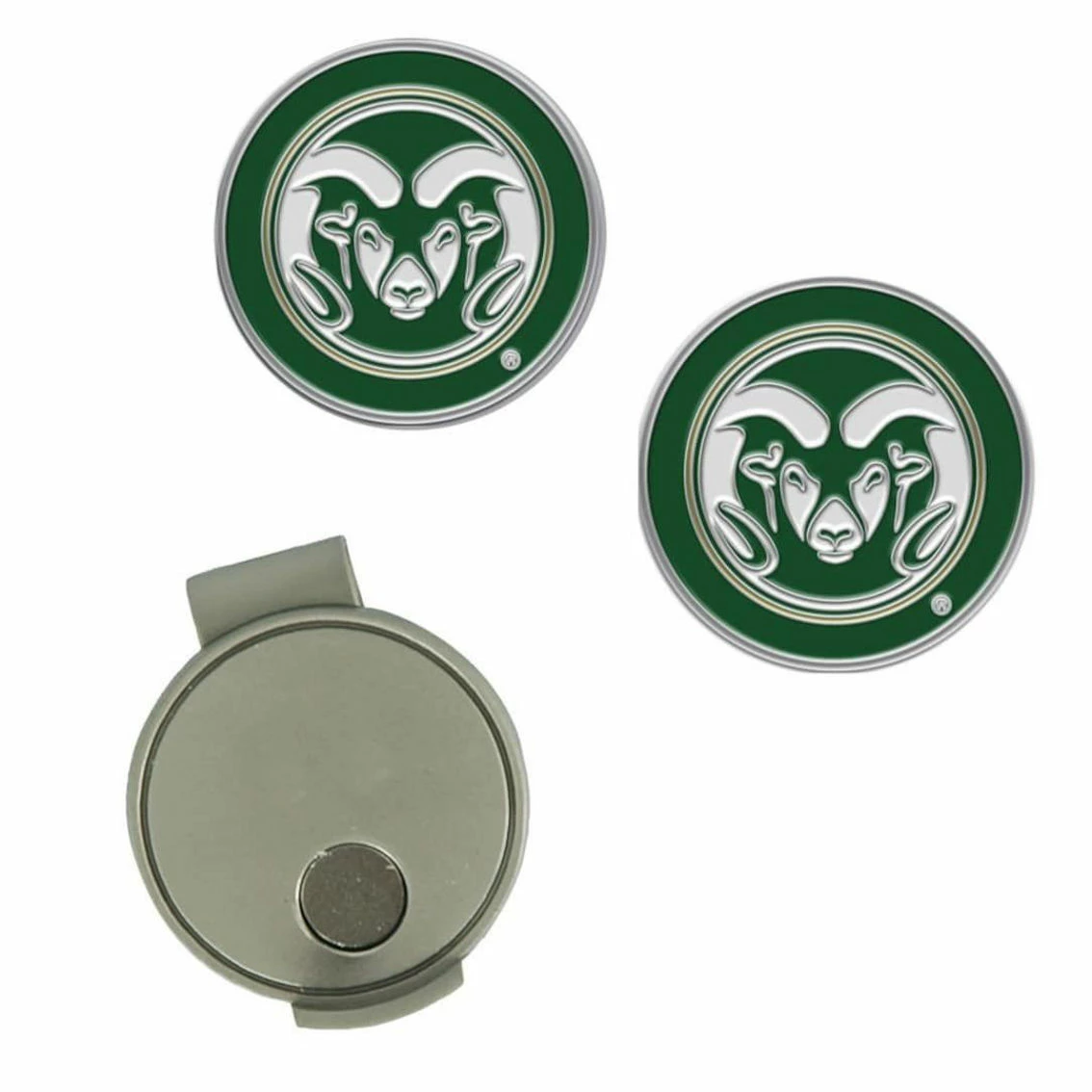 Team Effort Colorado State Rams Hat Clip & Ball Markers Set 1 Team Effort Colorado State Rams Hat Clip & Ball Markers Set