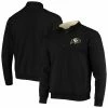 Colosseum Men's Black Colorado Buffaloes Tortugas Logo Quarter-Zip Jacket