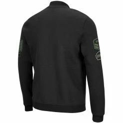 Colosseum Men's Black Colorado State Rams OHT Military Appreciation High-Speed Bomber Full-Zip Jacket -Pro Standard Shop DSCO1140607886 1007 ALT3