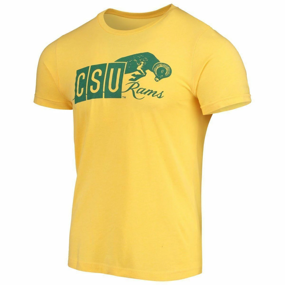 Homefield Men's Heathered Gold Colorado State Rams Vintage 1966 Logo T-Shirt 3 Homefield Men's Heathered Gold Colorado State Rams Vintage 1966 Logo T-Shirt - Image 3