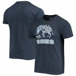 Homefield Men's Heathered Navy Colorado School Of Mines Orediggers Vintage Burro T-Shirt