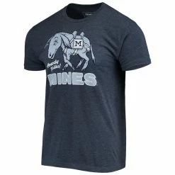 Homefield Men's Heathered Navy Colorado School Of Mines Orediggers Vintage Burro T-Shirt -Pro Standard Shop DSCO1140777215 SXT5 ALT2