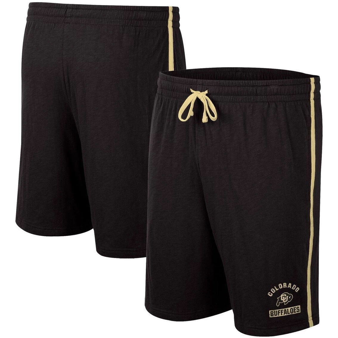 Men's Colosseum Black Colorado Buffaloes Thunder Slub Shorts 2 Men's Colosseum Black Colorado Buffaloes Thunder Slub Shorts - Image 2