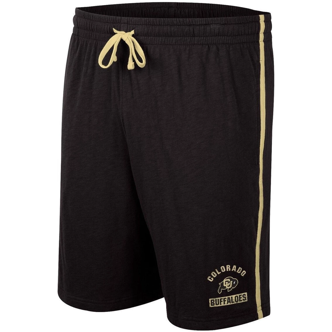 Men's Colosseum Black Colorado Buffaloes Thunder Slub Shorts 3 Men's Colosseum Black Colorado Buffaloes Thunder Slub Shorts - Image 3