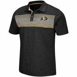 Colosseum Men's Black Colorado Buffaloes Logan Polo 6 Colosseum Men's Black Colorado Buffaloes Logan Polo -Pro Standard Shop DSCO1142288571 1007 ALT2