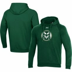 Under Armour Men's Green Colorado State Rams Primary School Logo All Day Raglan Pullover Hoodie
