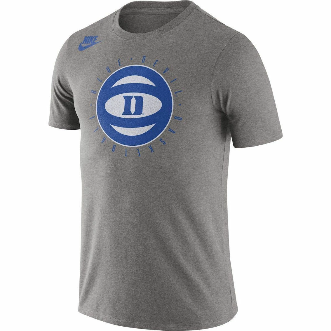 Men's Nike Heathered Gray Duke Blue Devils Basketball Phys Ed Team T-Shirt 3 Men's Nike Heathered Gray Duke Blue Devils Basketball Phys Ed Team T-Shirt - Image 3