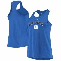 Nike Women's Royal Duke Blue Devils Arch & Logo Classic Performance Tank Top