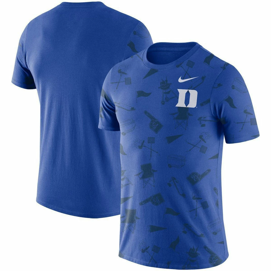Men's Nike Royal Duke Blue Devils Tailgate T-Shirt 1 Men's Nike Royal Duke Blue Devils Tailgate T-Shirt