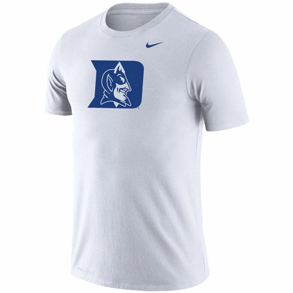 Nike Men's White Duke Blue Devils School Logo Legend Performance T-Shirt 3 Nike Men's White Duke Blue Devils School Logo Legend Performance T-Shirt - Image 3