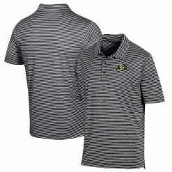 Men's Champion Black Colorado Buffaloes Stadium Stripe Polo