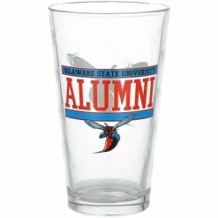 Indigo Falls Delaware State Hornets 16oz. Alumni Pint Glass