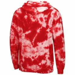 Colosseum Men's Red Delaware State Hornets Tie-Dye Pullover Hoodie 7 Colosseum Men's Red Delaware State Hornets Tie-Dye Pullover Hoodie -Pro Standard Shop DSCO1144830035 2910 ALT3