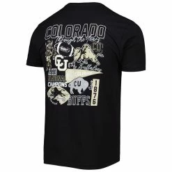 Image One Men's Black Colorado Buffaloes Vintage Through The Years 2-Hit T-Shirt 7 Image One Men's Black Colorado Buffaloes Vintage Through The Years 2-Hit T-Shirt -Pro Standard Shop DSCO1144960575 1007 ALT3