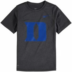 Nike Youth Anthracite Duke Blue Devils Logo Legend Performance T-Shirt