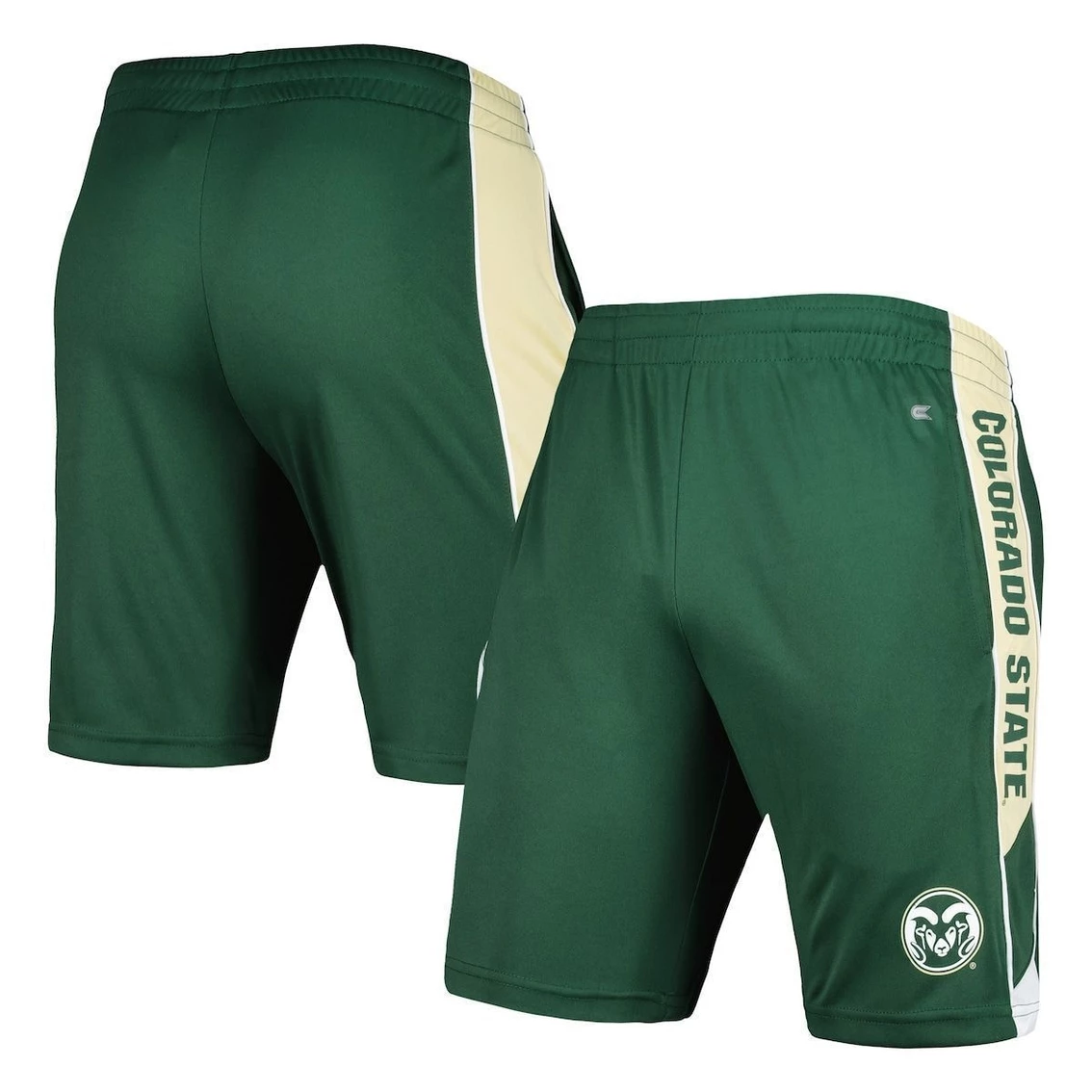 Men's Colosseum Green Colorado State Rams Pool Time Shorts 1 Men's Colosseum Green Colorado State Rams Pool Time Shorts