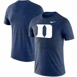 Nike Men's Royal Duke Blue Devils Big & Tall Velocity Space-Dye Performance T-Shirt