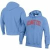Champion Men's Light Blue Delaware State Hornets Tall Arch Pullover Hoodie