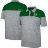 Colosseum Men's Heathered Gray/Green Colorado State Rams Birdie Polo