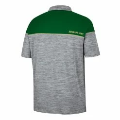 Colosseum Men's Heathered Gray/Green Colorado State Rams Birdie Polo -Pro Standard Shop DSCO1146288745 GREEGA ALT3