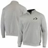 Colosseum Men's Heathered Gray Colorado Buffaloes Tortugas Logo Quarter-Zip Jacket