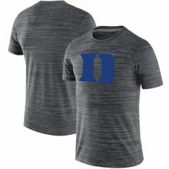 Nike Men's Black Duke Blue Devils Big & Tall Velocity Space-Dye Performance T-Shirt