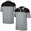 Colosseum Men's Heathered Gray/Black Colorado Buffaloes Birdie Polo