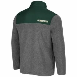 Colosseum Men's Heathered Charcoal/Green Colorado State Rams Huff Snap Pullover 7 Colosseum Men's Heathered Charcoal/Green Colorado State Rams Huff Snap Pullover -Pro Standard Shop DSCO1146830865 GREEGA ALT3