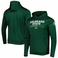 Under Armour Men's Green Colorado State Rams Wordmark Pullover Hoodie